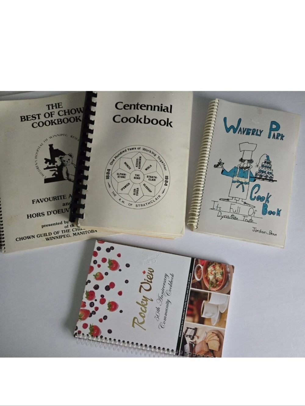 Cookbook Lot Vintage Community Canada